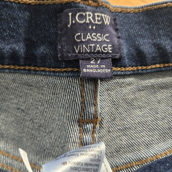 J. Crew Blue Straight Jeans Classic Style - Picture 6 of 8